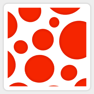 Red Circles Sticker